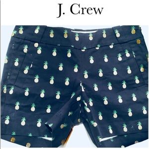 J. Crew Pineapple Shorts